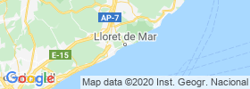 Lloret De Mar map